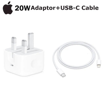 20W iPhone PD Charger - 3PIN Plug Fast iPhone Charger