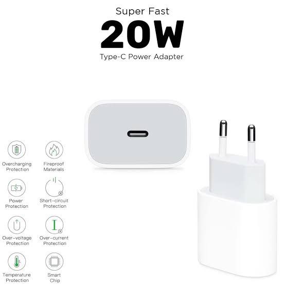 Geniuine Apple iPhone 20w 2 Pin Show USB-C Fast Charger