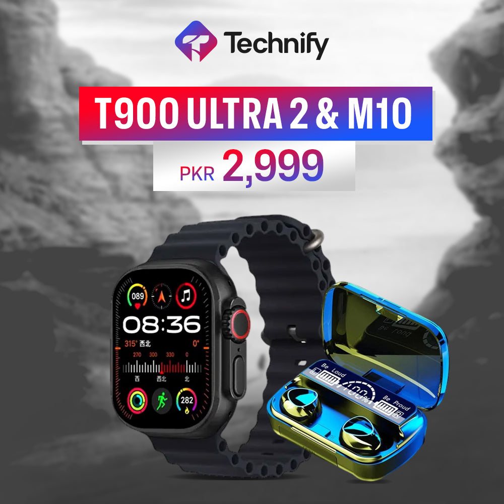 T900 Ultra 2 Smartwatch + M10 Airbuds